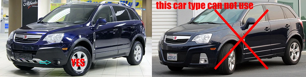 For Saturn Vue 2008 2009 2010 Upgrade Led Fog Light Assembly 40W Car PTF DRL Daytime Running Driving Lamp White / Yellow Pair detail image 1