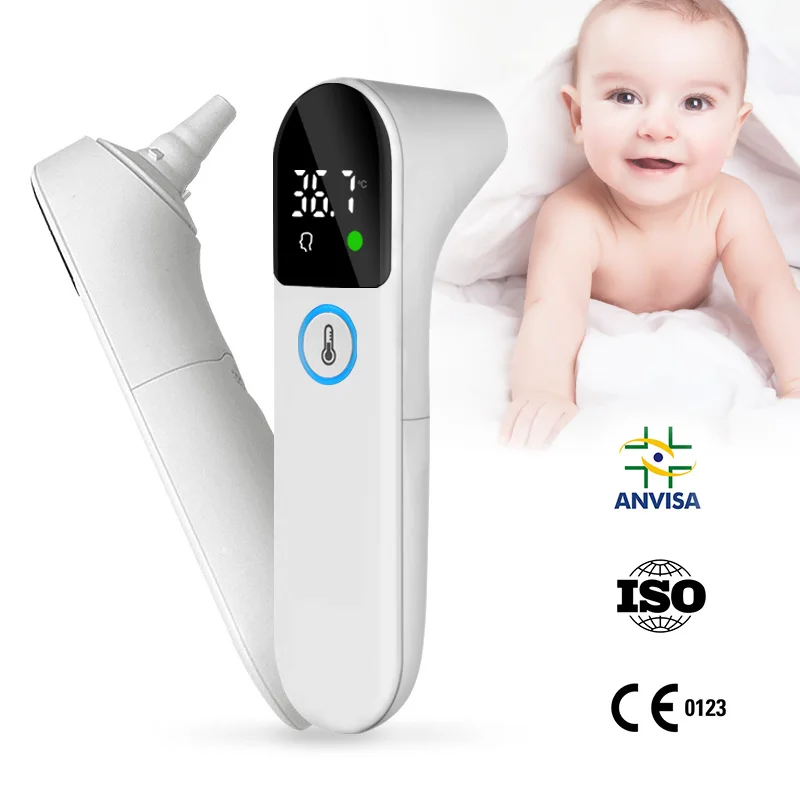 Non-contact led Infrared Thermometer Digital Forehead Ear Body Thermometer Baby Adult Fever Temperature measure