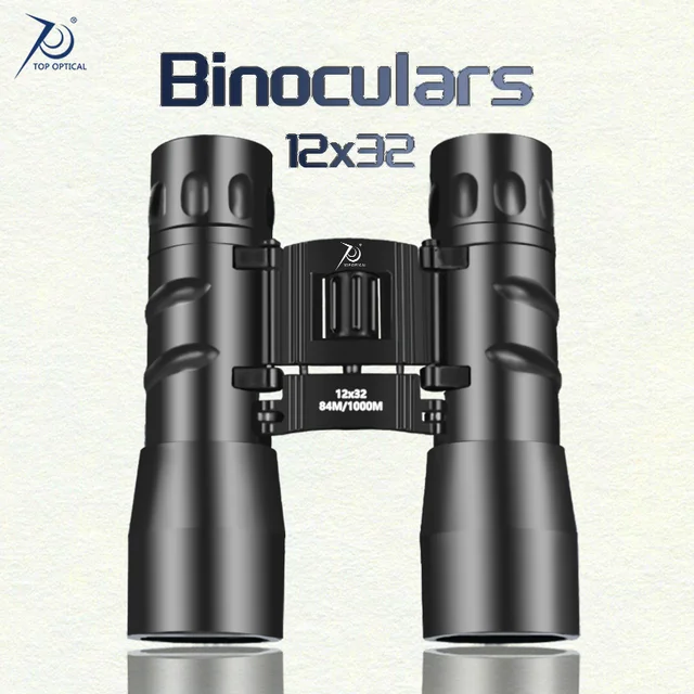 Binocular12x32TOPOPTICAL Professional Remote Folding Mini Telescope BAK4 Optics for Hunting sports Outdoor Camping and Travel