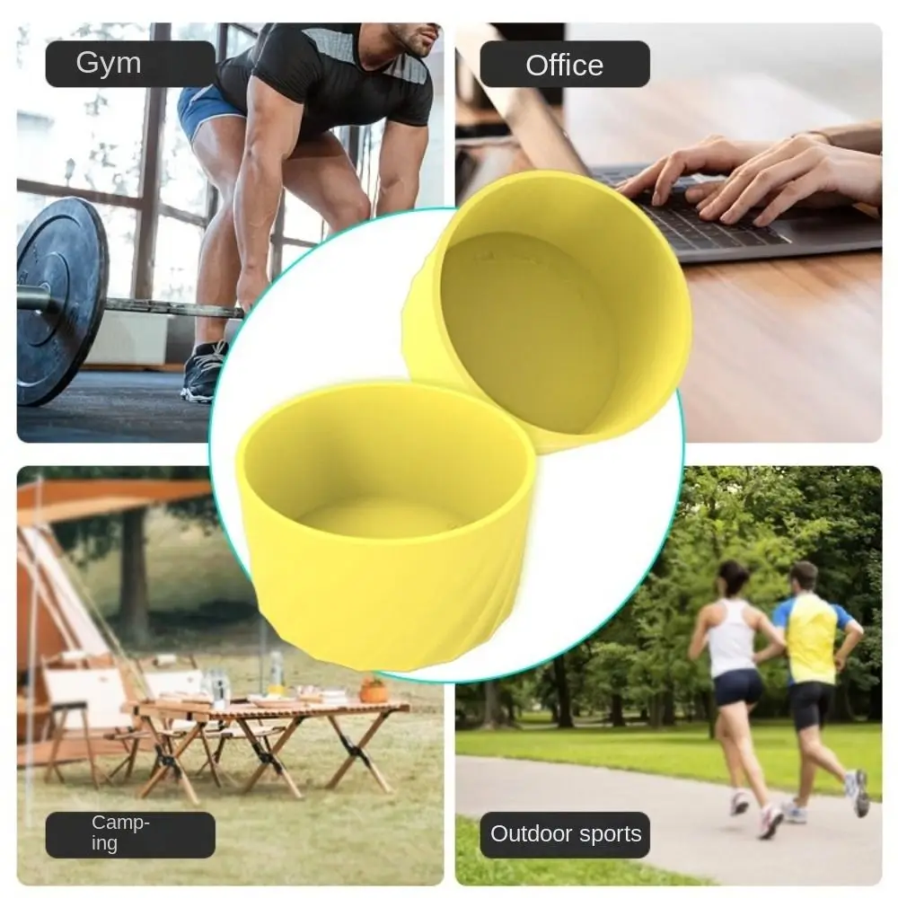 Description Picture 6 of item7.5cm Silicone Boot Bottom Sleeve for Stanley Iceflow 40 oz Anti-Slip Water Bottle Pad Spill Proof Stopper Cup Accessories