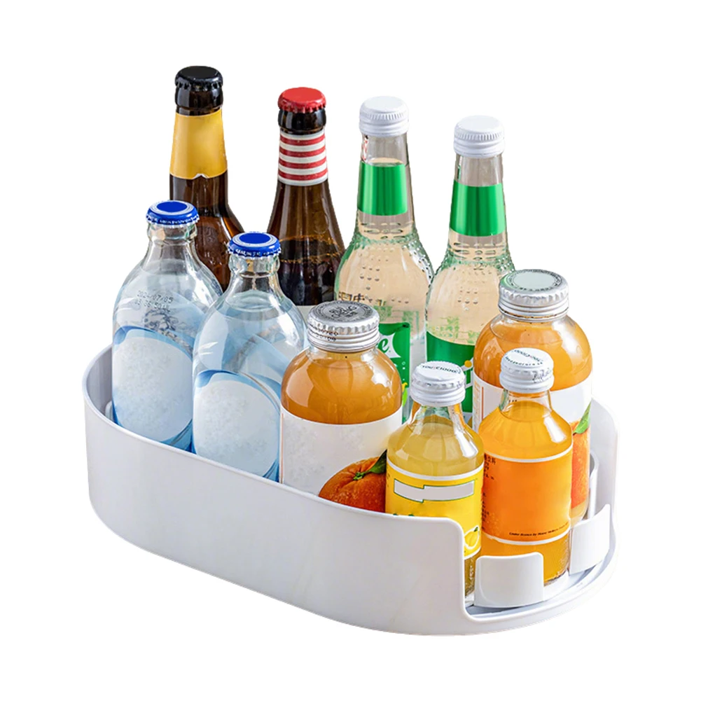 Kitchen Bottle Storage Rack for Bathroom Cabinet Fridge Vanity (Star White)