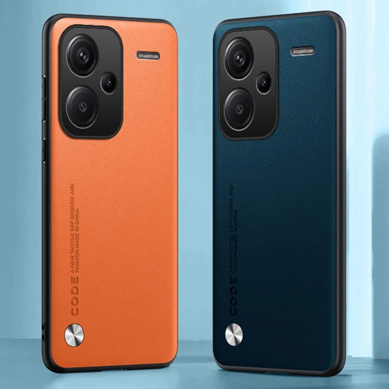 Luxurious PU Leather Silicone Phone Case - Full Protection Back Cover