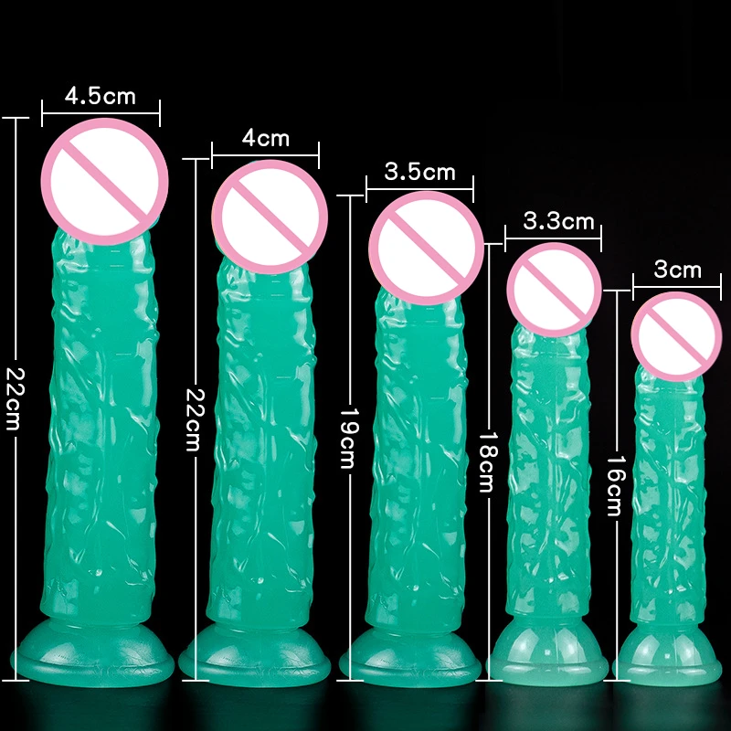 Luminous Simulation Dildo Realistic Penis For Women Suction Cup XL Thick Couple Erotic Sex Anal Adult Toys For Men Toy sex toys