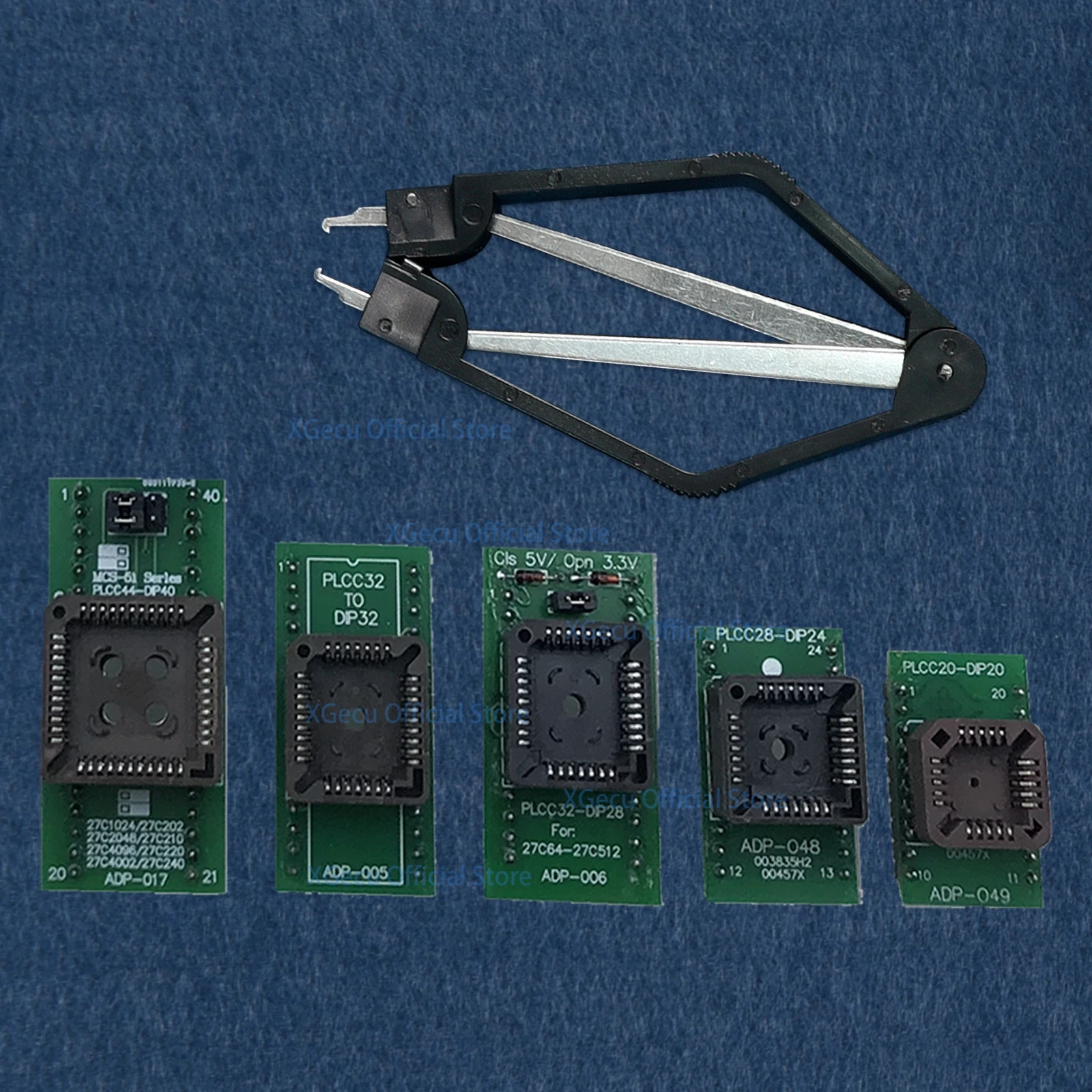 Kit Adaptador Plcc Completo Extrator ic Extrator ic para Programador Xgecu T48 Tl866cs kit adaptador plcc completo extrator ic extrator ic para programador xgecu t48 tl866cs