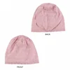 Winter Hats For Women Men Lace Rhinestone Breathable Turban Hat Windproof Warm Cap Female Beanie Hip Hop Bone Gorro Ponytail Hat 6