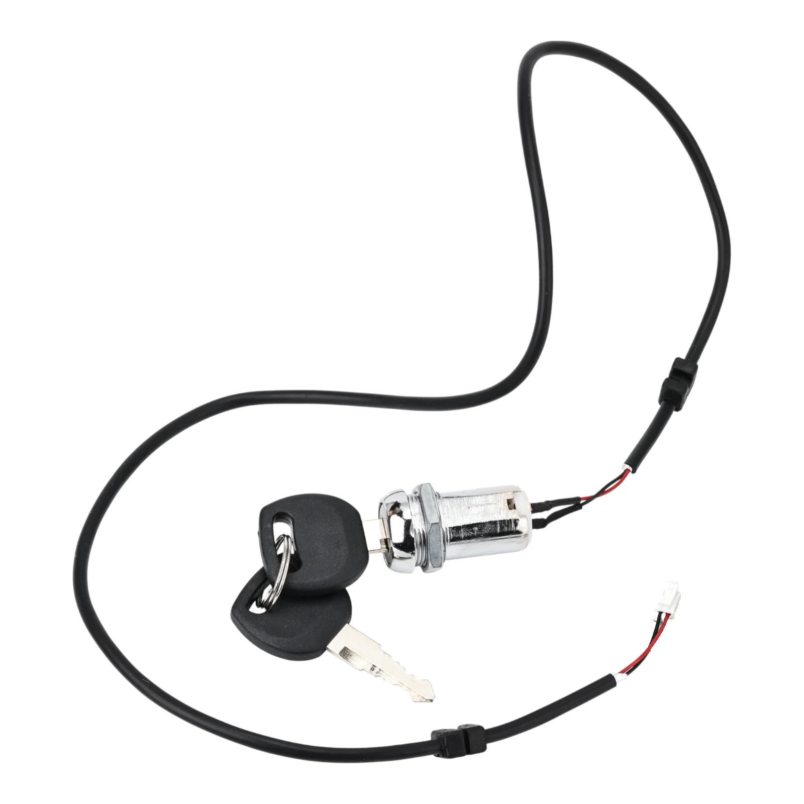 Electric Scooter Power Switch with Lock and Keys - Anti-theft Replacement Accessory