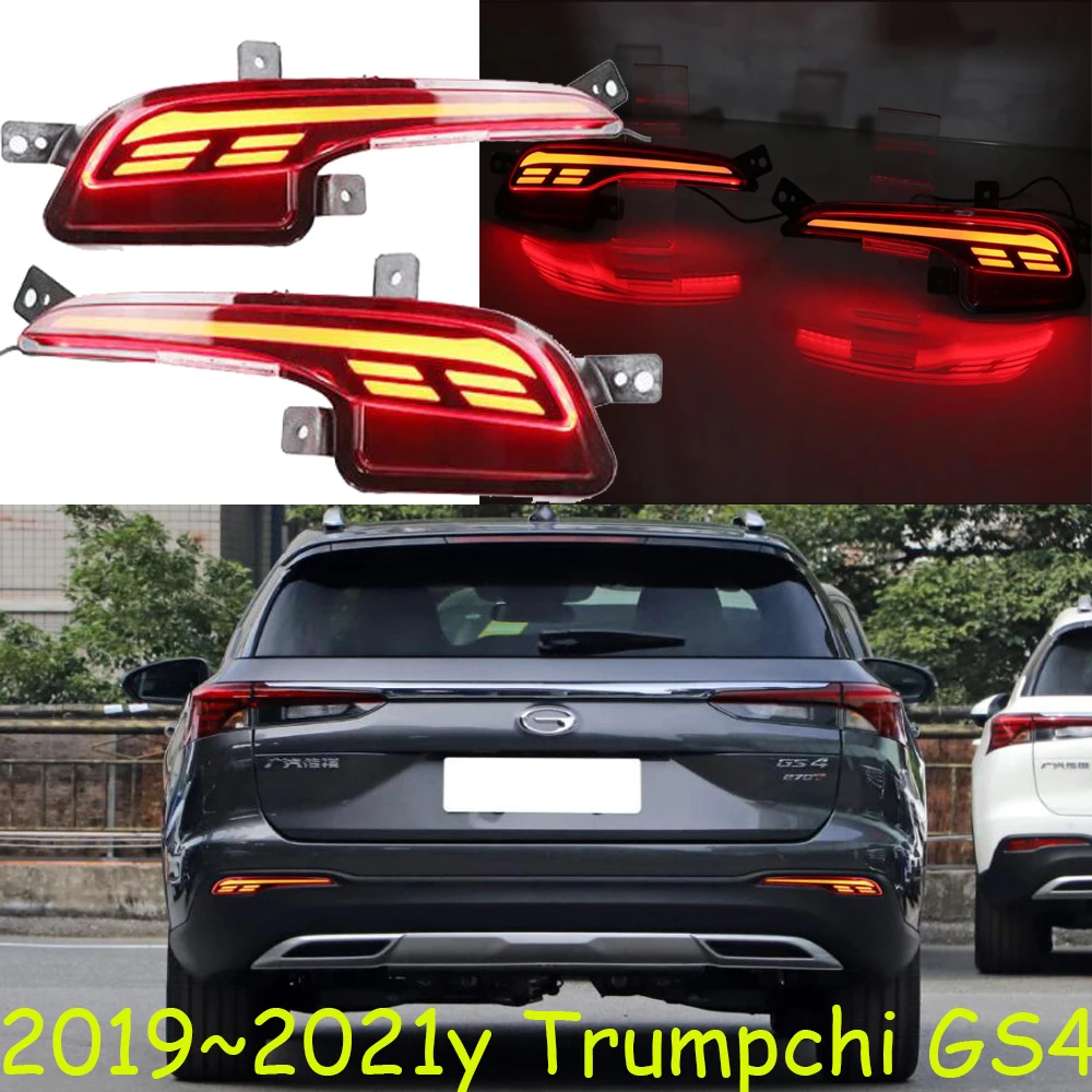 

Автомобильный задний фонарь на бампер Trumpchi GS4, 2019 ~ 2021y светодиодный задний фонарь заднего хода, стоп-сигнал, светодиодные автомобильные аксессуары, задний фонарь Trumpchi GS4, противотуманный фонасветильник