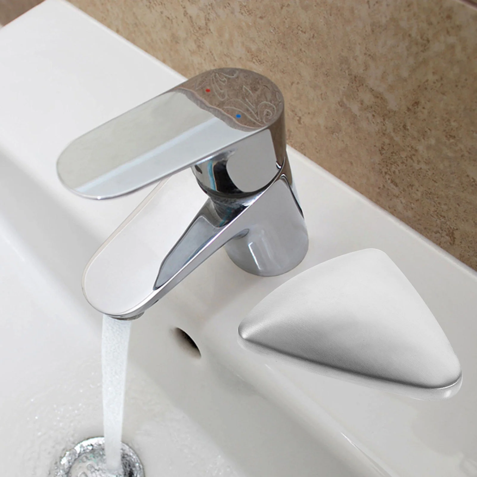 

Металлическое треугольное мыло из нержавеющей стали для холодильника, мыло для рук с запахом, случайный стиль