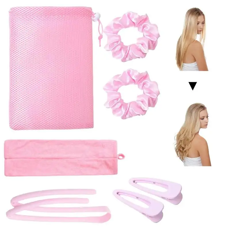 

Low Heat Gel Hair Curler 7 Pcs Hair Curler Microwave Curler Hair Curler Microwave Curler DIY Styling Tool Long Soft Silicone