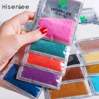 10g Mini Glass Small Beads 14Colors Caviar Beads 3D Nail Art Crystal Glitter  Rhinestones DIY Charms Nail Decorations 1
