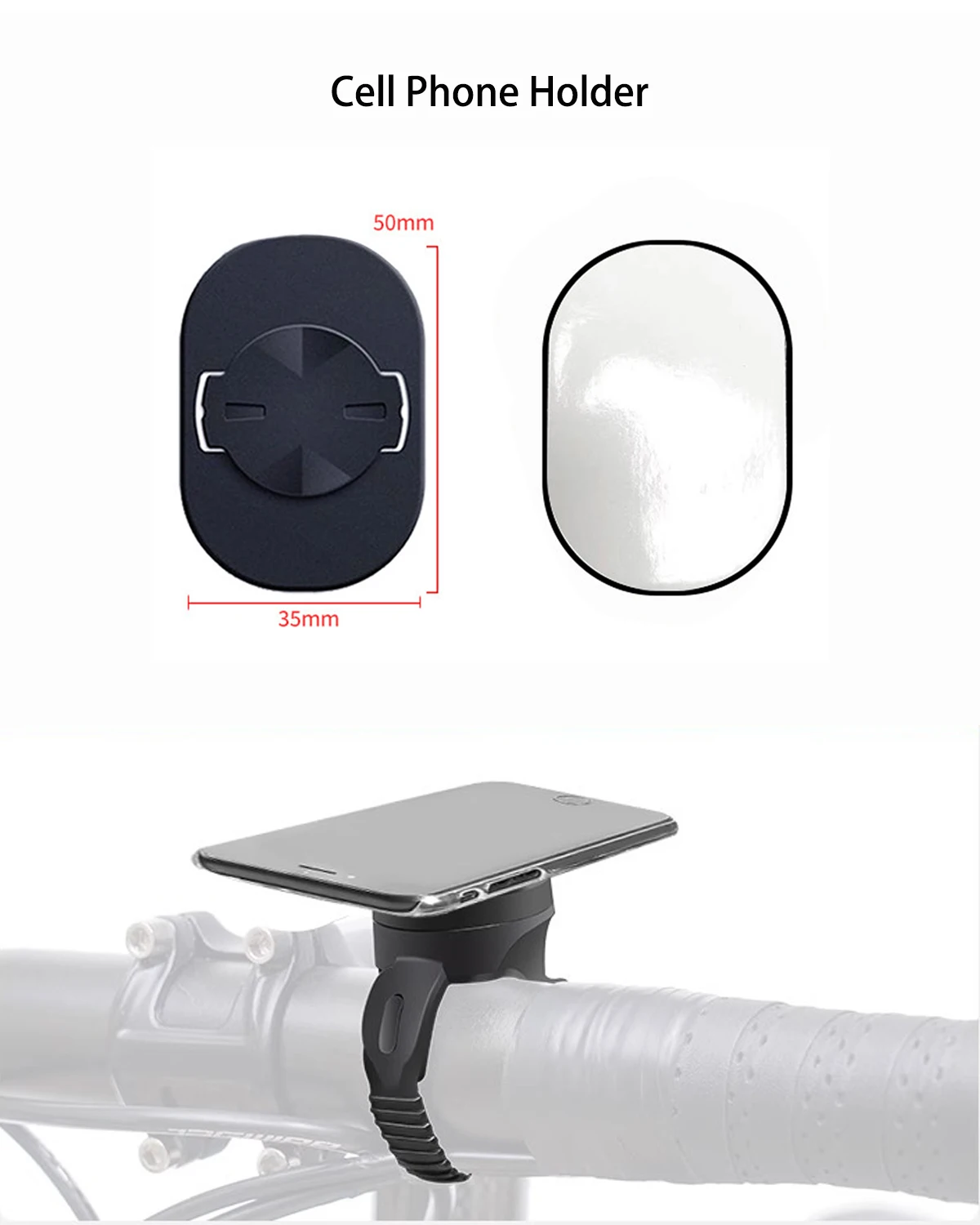 Versatile Cell Phone Holder with Integrated Garmin Adapter
