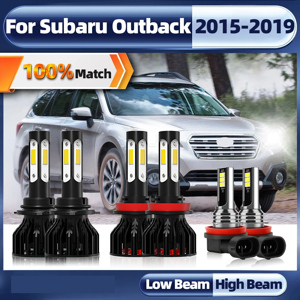 

Car Headlight Bulbs 360W 60000LM H11 9005 HB3 Auto Headlamps 6000K Auto Fog Lamps For Subaru Outback 2015 2016 2017 2018 2019