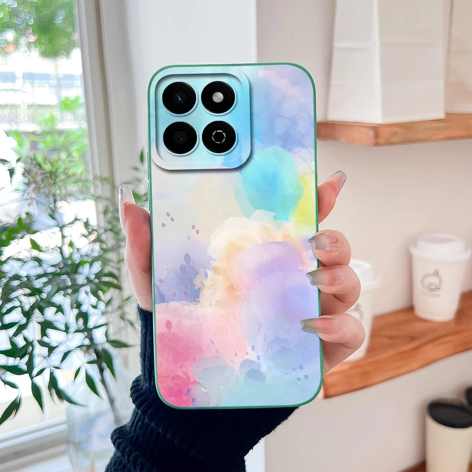 Cute Cat Liquid Silicone Phone Case with Camera Protection and Anti-Drop Bumper