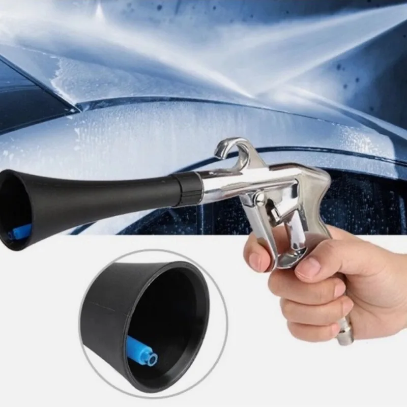 Dry Cleaning High Pressure Gun Car Wash Gun 0.4Mpa-10Mpa Tornador Air Blow Interior Detailing Cleaning Tools Dust Blowing 2