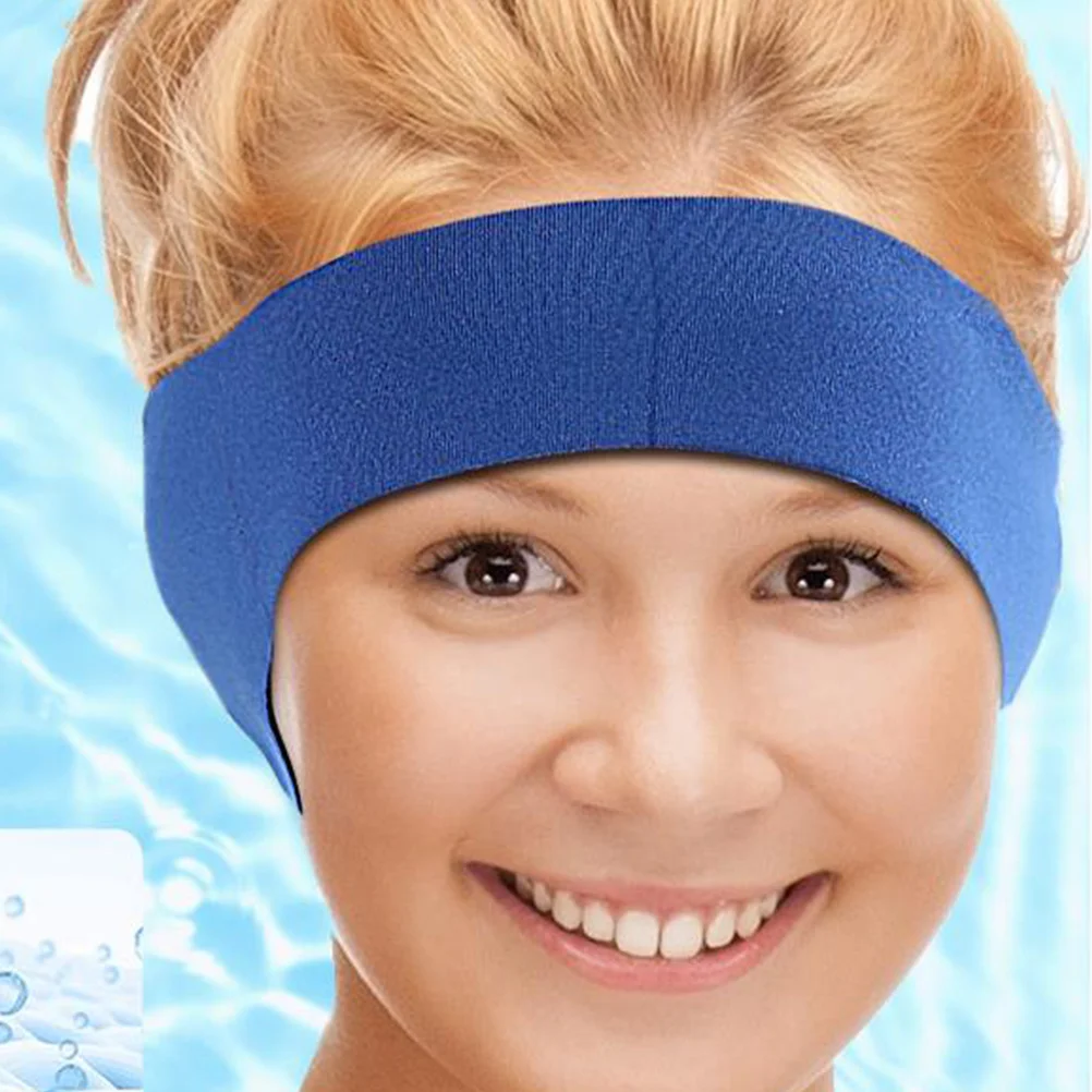 

Head Band Elastic Swim Swimming Adults Ear Protection for Swimmers Hair Pool Tie