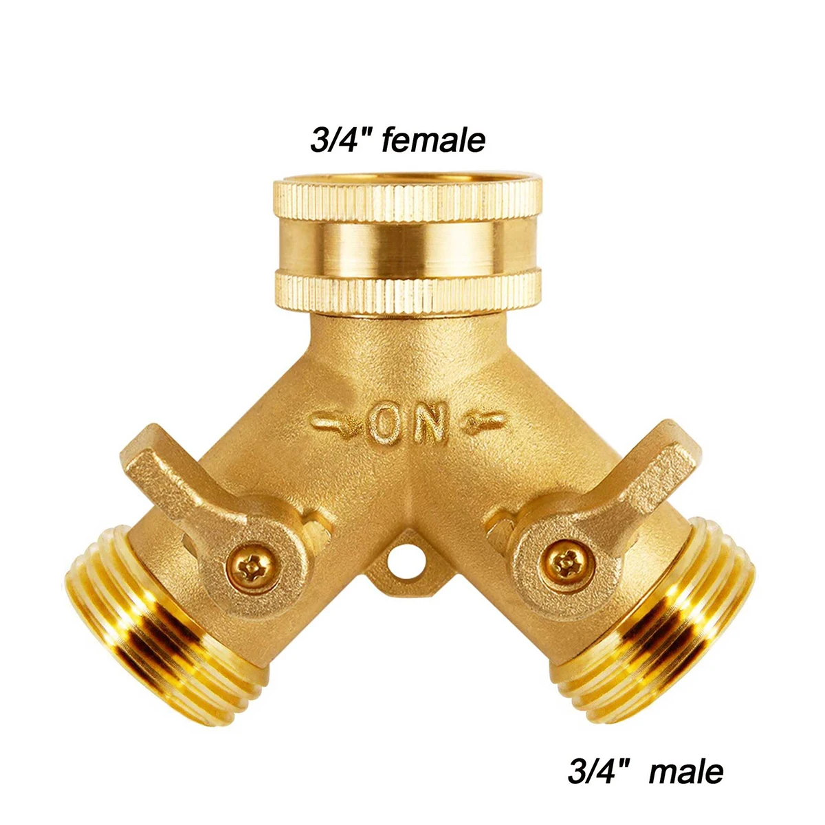 Kupfer Rohr Anschluss Messing Wasserhahn Wasserhahn Wasserhahn Splitter Garten Bewässerung Armaturen Werkzeug 3/4 Zoll Stecker Rohrleitungen Adapter Liefert – Detail 10