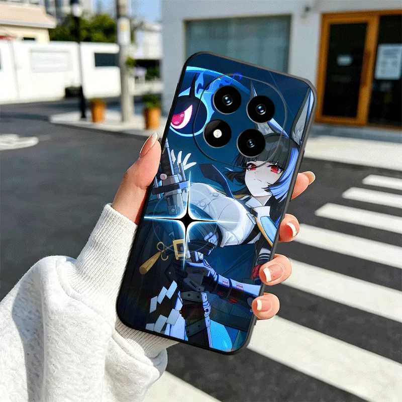 Zenless Zone Zero Hoshimi Miyabi Soft Black Phone Case Cover
