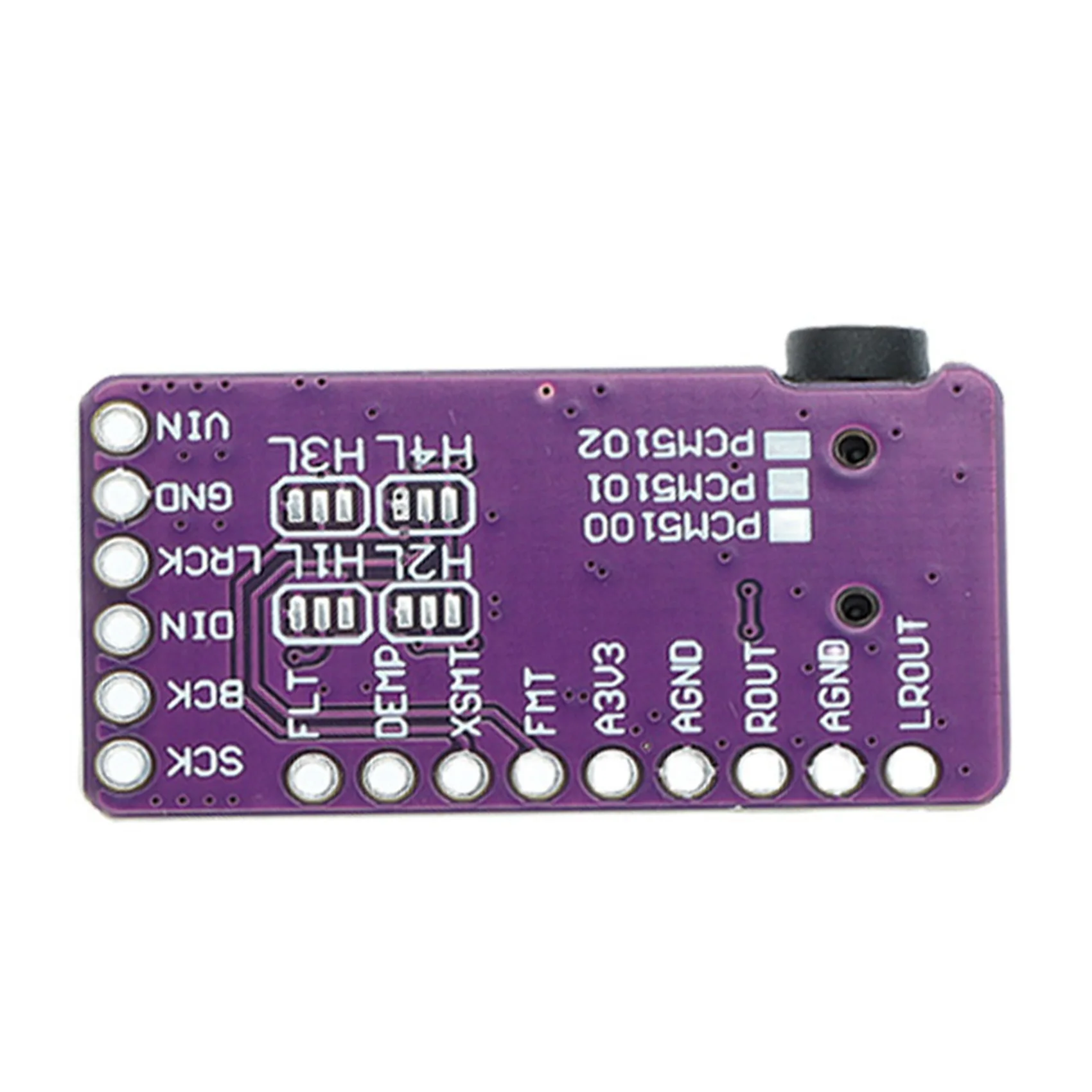 5X I2S PCM5102A DAC 디코더 GY-PCM5102 라즈베리 파이 PHAT 포맷 보드용 I2S 플레이어 모듈 디지털 PCM5102 오디오 보드