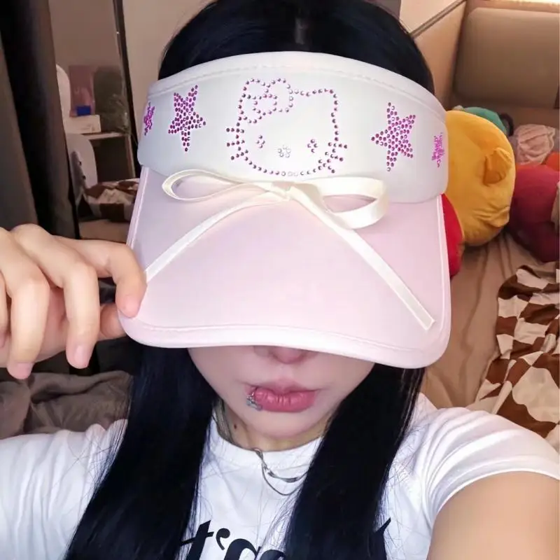 

Бейсболка Hello Kittys женская с защитой от солнца и УФ-лучей