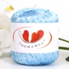 50G пряжа Sequin Stitch Yarn Line Yarns Hand Crochet Threads Parnter Yarn Summer Ice Silk Mercerized Yarn 265meters 3