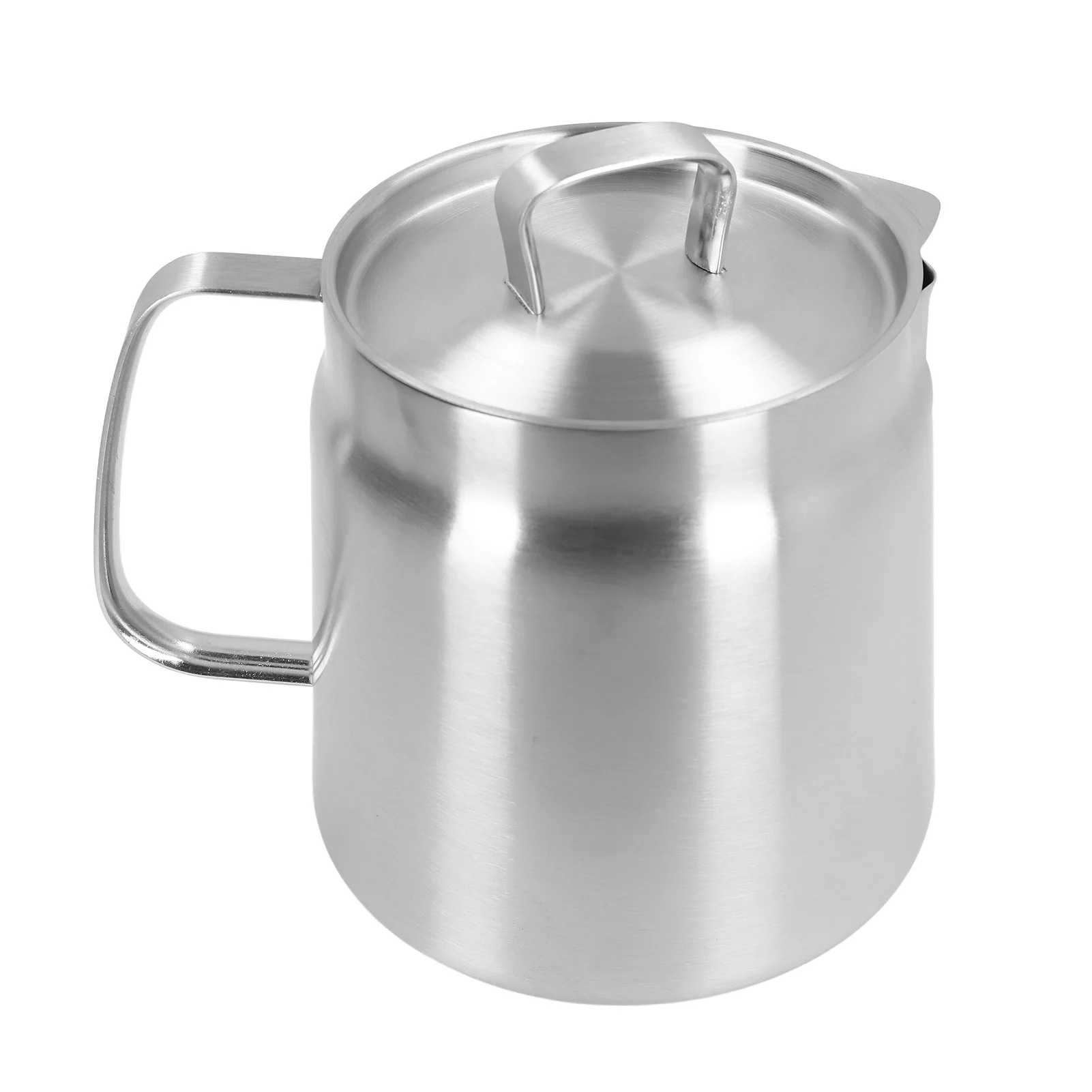 Oil Strainer Pot 304 Stainless Steel Oil Filter Large Capacity Ergonomic Handle Grease Container With Strainer Storage Can