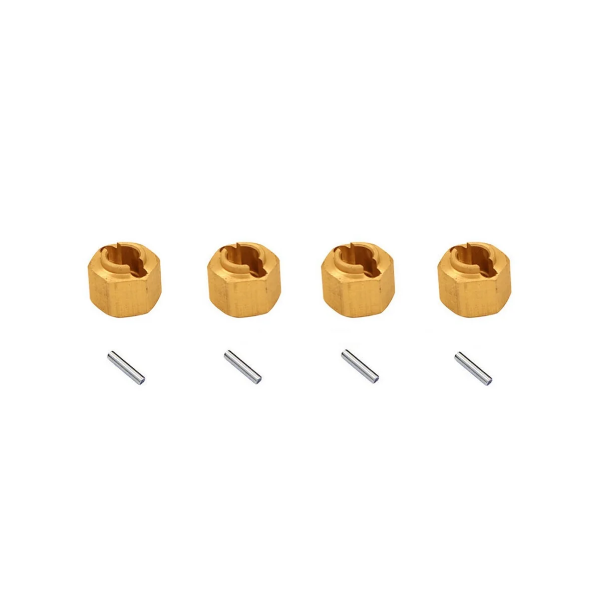 4Pcs Br Adattatore Mozzo Esagonale Ruota Estesa 9750 Per Traxxas Trx4M Trx-4M 1/18 Rc Crawler Parti Di Aggiornamento Auto Accessori, 1