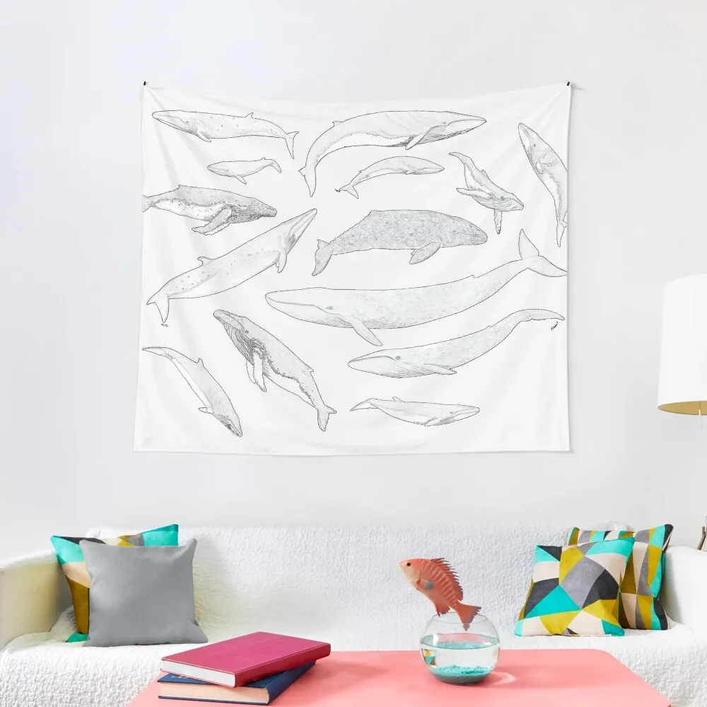 

Whales of the world Tapestry Room Decor Room Decorating Aesthetic Decorative Wall Murals Luxury Living Room Decoration Tapestry