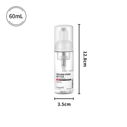 Compact Refillable Foam Dispenser for Hand Soap and Cleansers (60ml)
