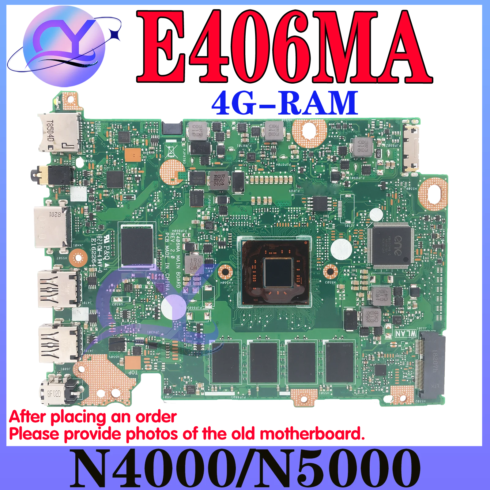 ASUS E406-MA – Carte Mère HS, Pour Pièces