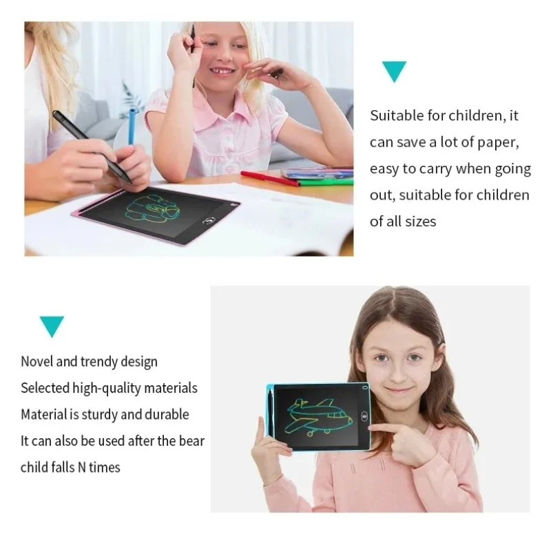 LCD Writing Tablet Drawing Board Montessori Educational Drawing Toys 8.5/10/12 inch For Kids Students Magic Blackboard Toy Gift