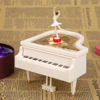 Dancing Ballerina Elegant Music Box Romantic Classic Piano Musical Box Exquisite Creative Eco-friendly for Birthday Wedding Gift 1