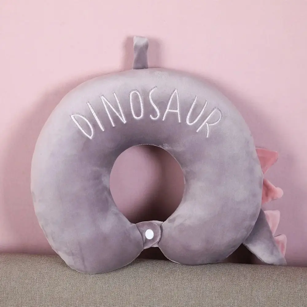

Creative U-shaped Pillow New Soft Cotton Embroidery Neck Pillow Office Travel Vertebral Protection Car Sleeping Pillow