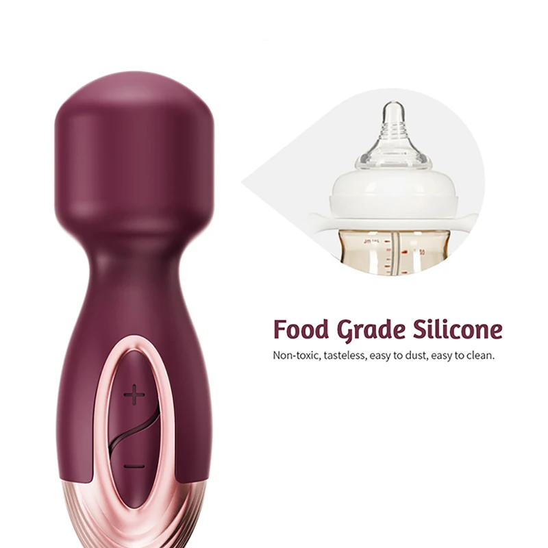 Vibrator G- Strong Spot Shock Massage Stick Super Rechargeable Masturbator Sex Products Fem_voghion.com