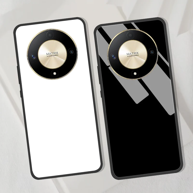 Per Honor Magic5 Lite 5G Custodia Cover Custodie In Vetro Temperato Per Honor Magic5 Pro Honor X9A X9 5G Magic 4 4 Pro Hard Back Bumper