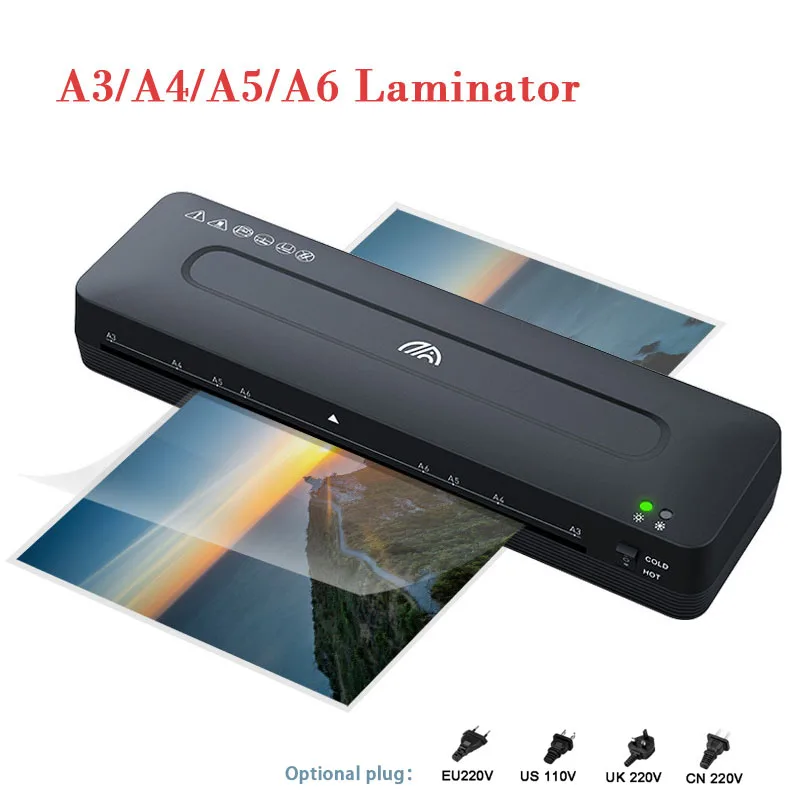 A3Fn335LaminatorMachineForLaminatingPhotoCardsPortableThermal
