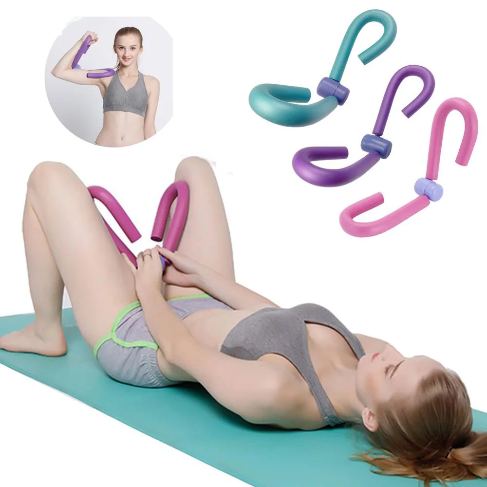Muscle Trainer Leg Stretching Machine Leg Trainer PVC Thigh Exercisers Home Gym Accessories Thigh Muscle Arm Chest Waist Exerciser Workout Fitness Yoga Equipments
