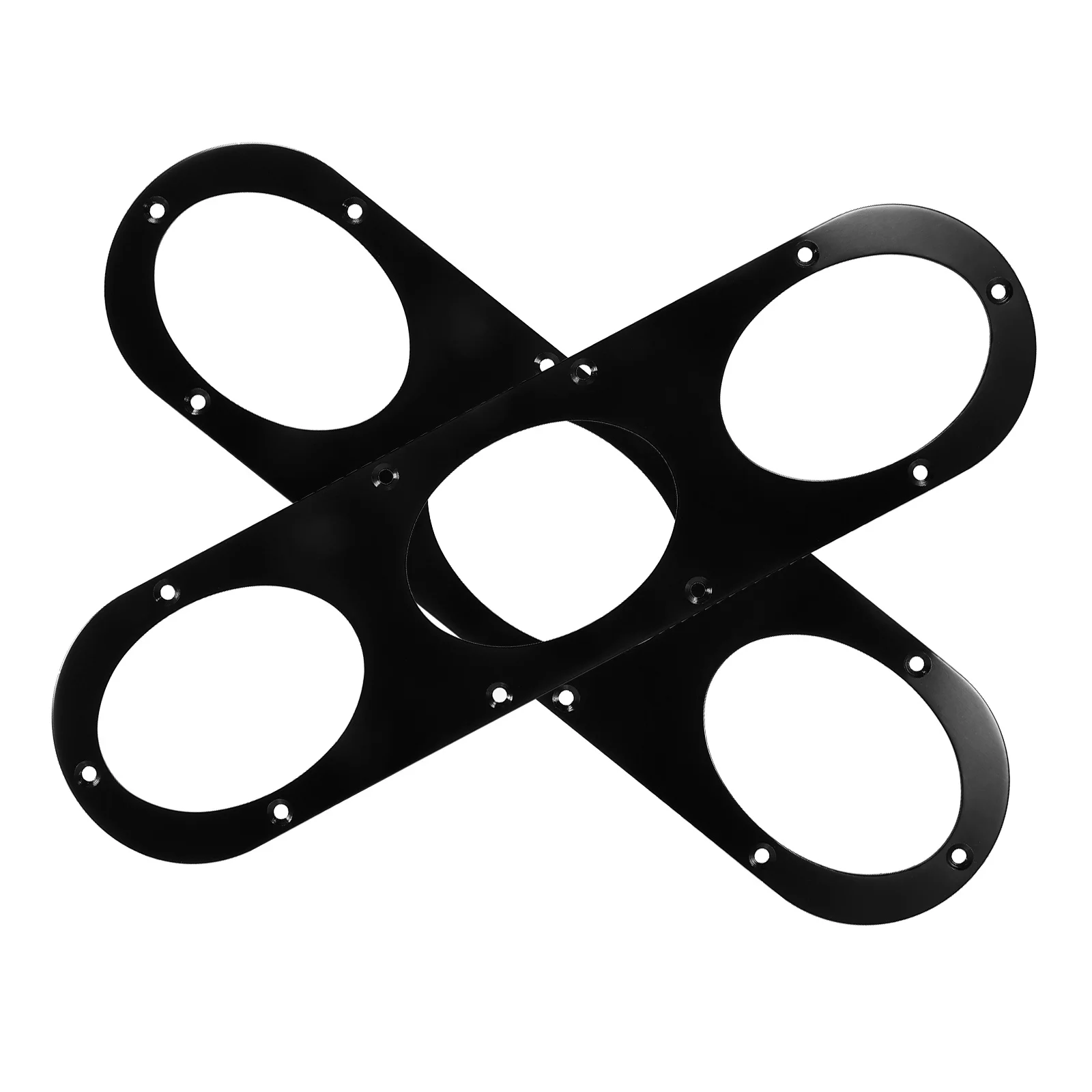 

2 Pcs Car Modified Spoiler Rear Bumper Diffuser Panel Cars Air Parts Tail Accessories Aluminum Alloy Diversion for Auto