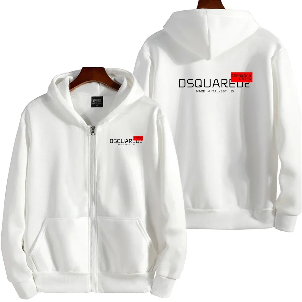 

New Letter Sweatshirt Fashion Atmosphere Zipper Warm Clothing High quality Spring and Autumn Men's and Women's outerwear