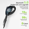Bluetooth 5.0 Ear for PS3 Bluetooth Headset Wireless Handsfree Single Ear Hook Earphone Button Silica Gel Headphone with Mic 5