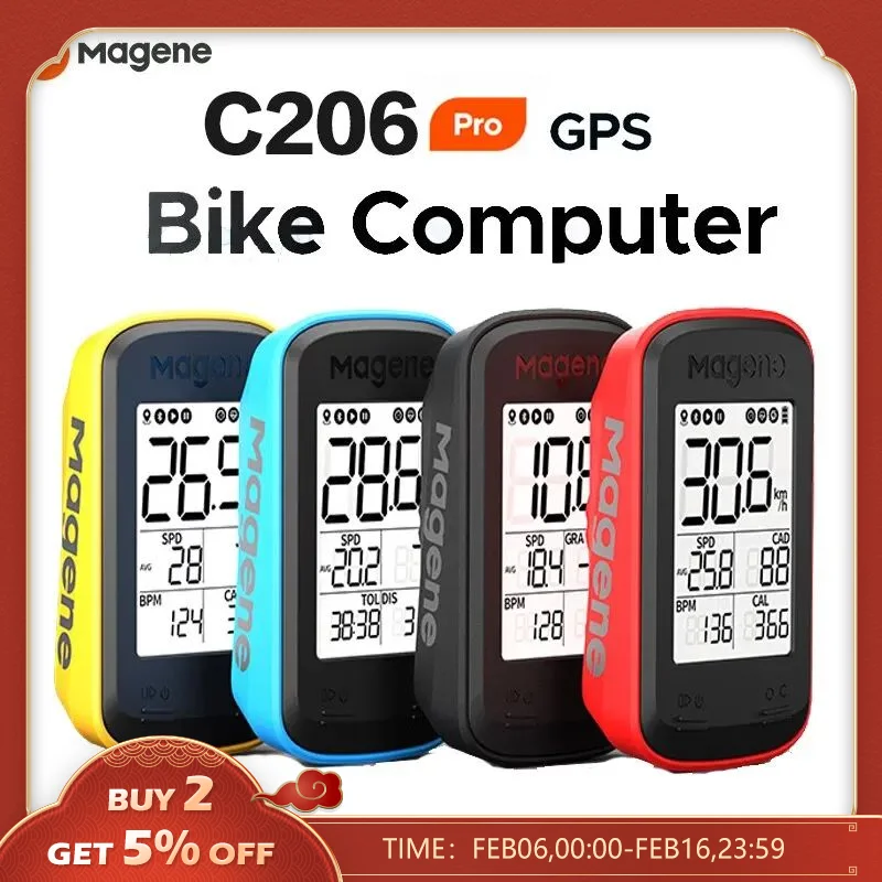14.34€ 68% OFF|Magene smart bike computer c206/pro wireless gps fahrrad tachometer wasserdichte straße mtb rad kilometer zähler| | - AliExpress