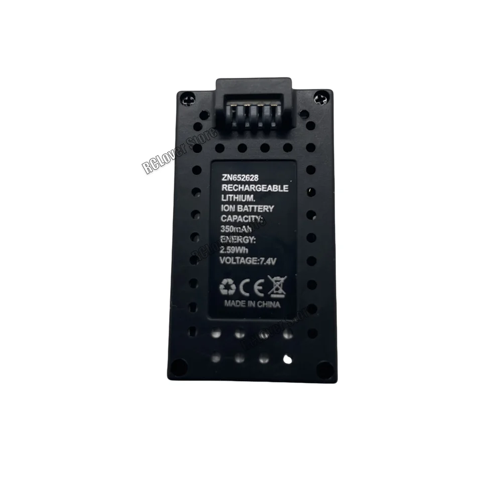 Batterie Lipo 350mAh pour hélicoptère RC ERA C138 Bell 206, face avant avec logo