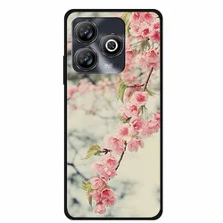 Custodia posteriore nera in silicone TPU morbido dipinta moda