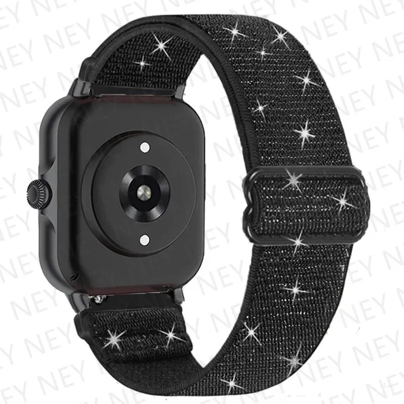 Elastic Shiny Nylon Band, 20mm/22mm, Universal Fit