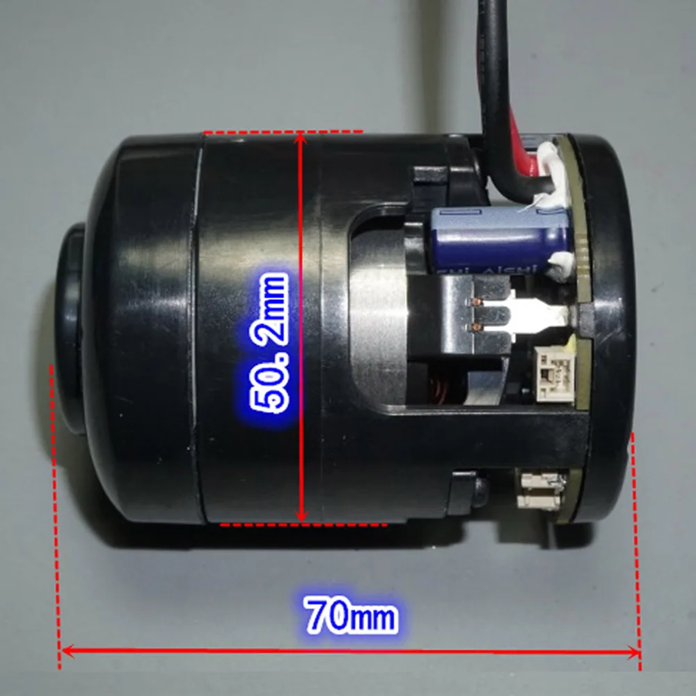 25.2V 350W High Power Three-phase Brushless Fan 120000 RPM Super High Speed Brushless Motor Vacuum Fan 50.2mm Diameter Motor