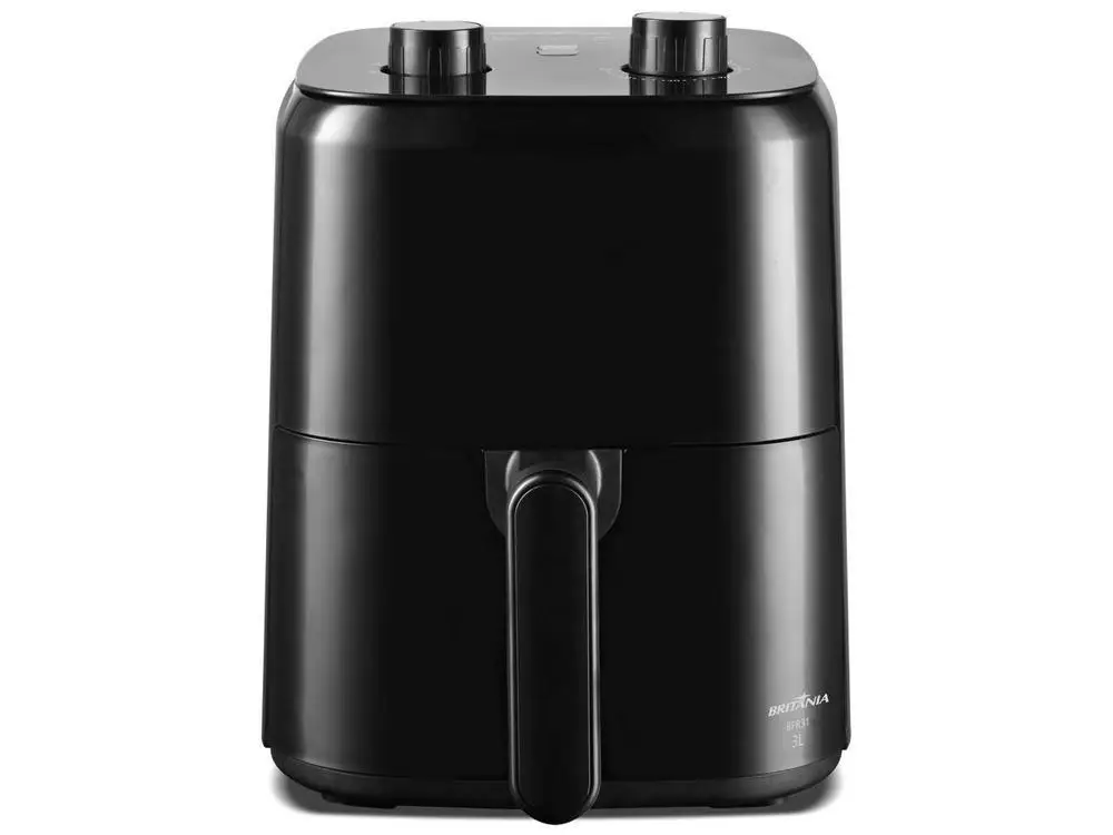Fritadeira Elétrica sem Óleo/Air Fryer Britânia BFR31 Preto com Timer 3L - 220V 3