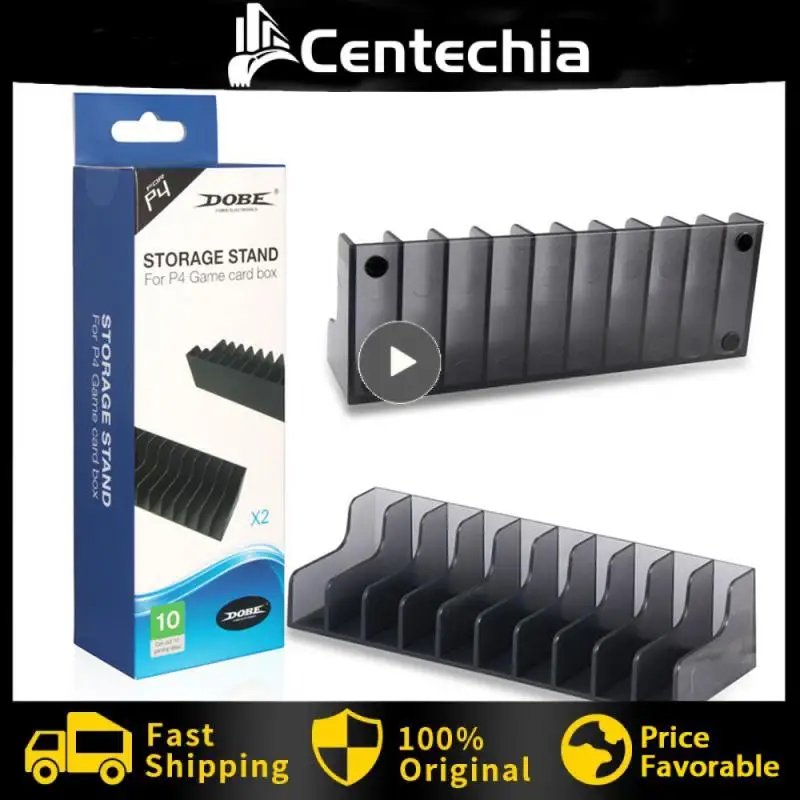 Ivyueenfor Switch Oled Console Game Card Box Storage Stand Holder Per Nindoswitch Lite Disk Card Holder Stand