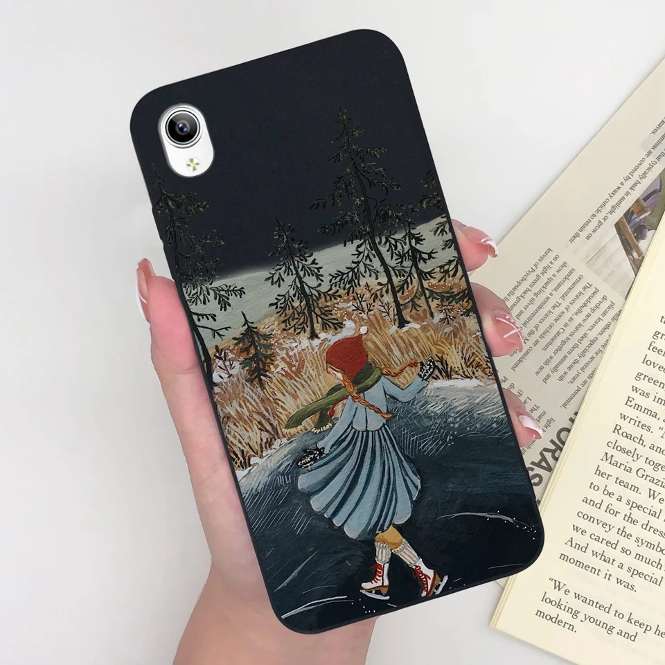 Cute Little Bear Dinosaur Matte Soft Bumper Phone Case