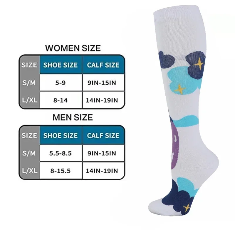 Neue Sport-Kompressionssocken, medizinische Krampfadern, medizinische Nylon-Stillsocken, geeignet zum Laufen, Springsocken für Anti-Ermüdung – Detail 10