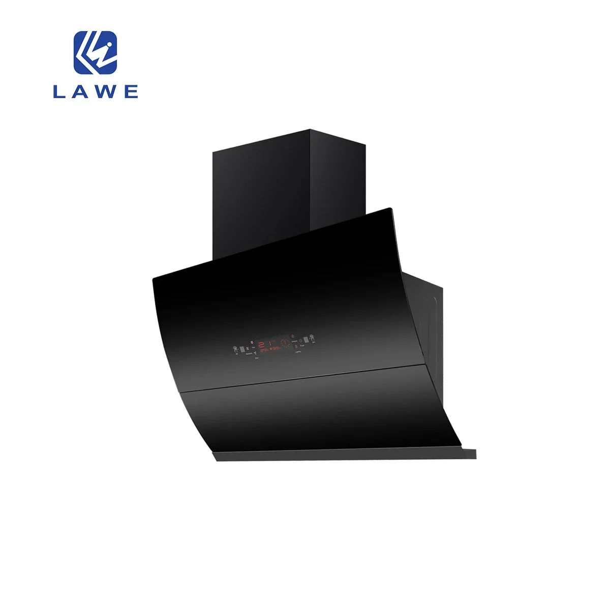 Professional Wall Mounted Smart Range Hood 60cm Extractor Hood with Convertible Stainless Steel Filter Control Kitchen