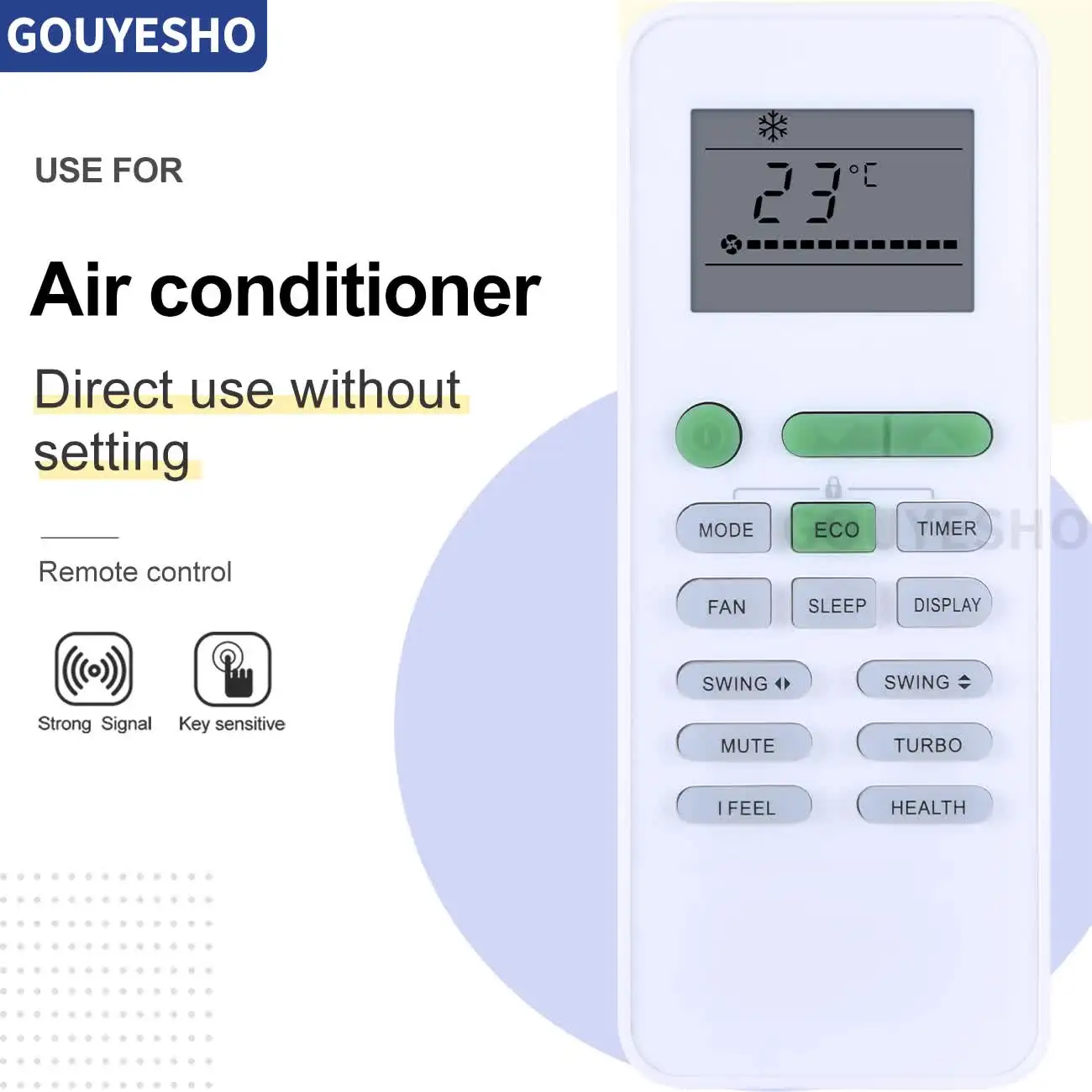 Telecomando sostitutivo GYKQ-36 applicabile per condizionatore d'aria